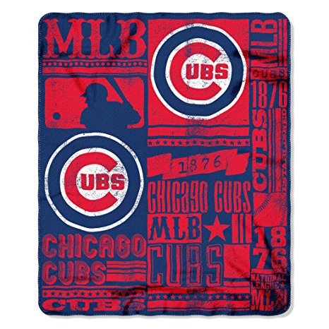 MLB Strength Fleece Throw Blanket 50-inch by 60-inch