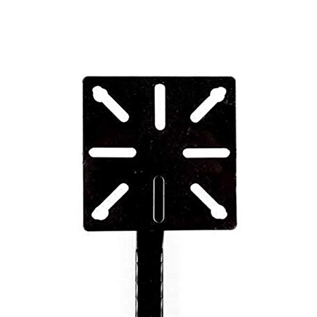 ALEKO LM108 Universal Mounting Post Gate Entry Gooseneck Keypad Stand 51 Inches Tall Black