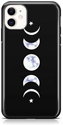 Casely iPhone 11 Phone Case - It's Just a Phase | Marble Moon Case - 360 Degree Coverage for Your Phone - Precise Cutouts, 1mm Raised Lip Camera Protection - Classic