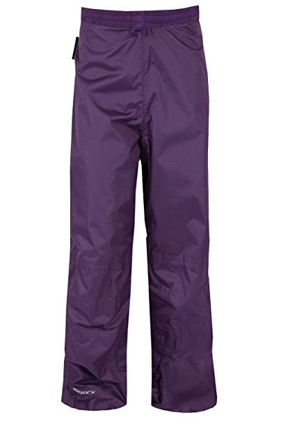 Mountain Warehouse Kids Spray Waterproof Overpants Rainproof Over pants