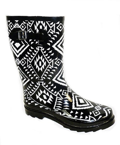 Shoes 18 Womens Classic Rain Boot With Buckle Prints and Solids