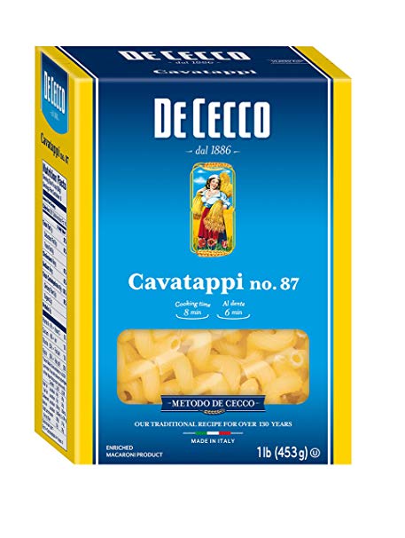 De Cecco Pasta,  Cavatappi No.87, 1 Pound