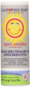 California Baby Super Sensitive Broad Spectrum SPF 30  Sunscreen Stick