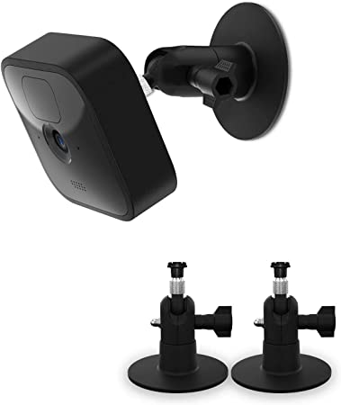 TIUIHU Screwless Wall Mount Kit for All-new Blink Outdoor Indoor Blink XT2 Blink XT, Easy to Install, No Tools Needed, No Mess, No Drilling, Strong Adhesive Mount,Black (2 Pack)