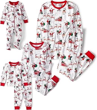 The Children's Place Baby Family Matching, Fall Harvest Pajama Sets, Cotton