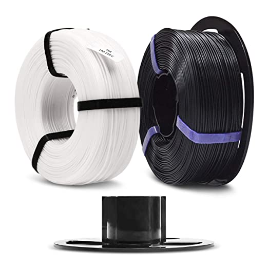 SUNLU Filament 1.75mm PLA 3D Printer Filament PLA MasterSpool Filament 2KG PLA Black White