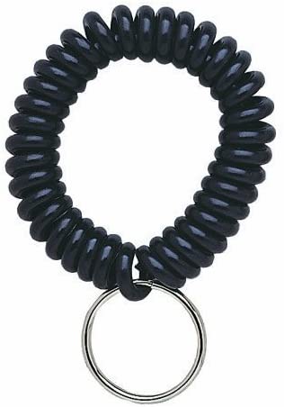 MMF Industries Wrist Coil Key Chain, Black