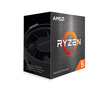 AMD 5000 Series Ryzen 5 5600 Desktop Processor 6 cores 12 Threads 35 MB Cache 3.5 GHz Upto 4.2 GHz AM4 Socket 500 Series Chipset (100-100000927BOX)