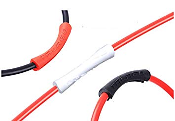 Bicycle Frame Protection Protector Rubber Sleeve for Shifter Brake Cable 3 Colors， 4 pcs/bag