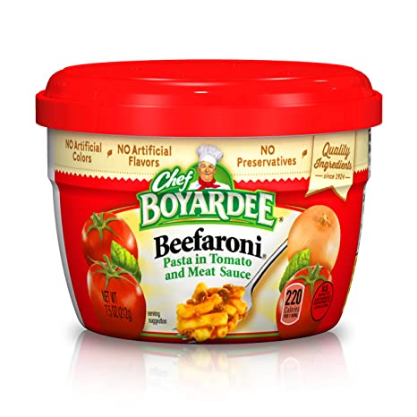 Chef Boyardee Microwave Beefaroni - 7.5 oz