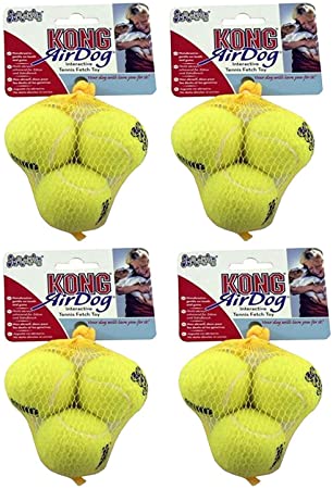 KONG Air Tennis Balls, Dog Toy X-Small x 12 Pack