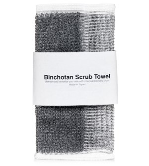 Binchotan Charcoal Body Scrub Towel