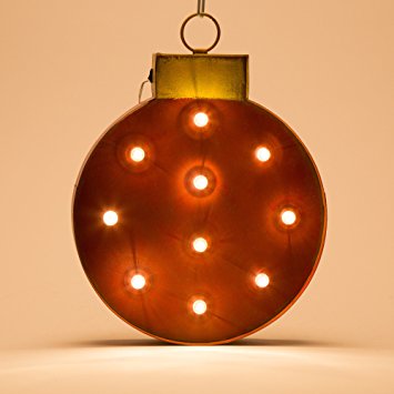 Glitzhome Marquee LED Ornament