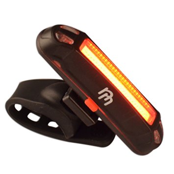 USB Rechargable Ultra Bright LED Bicycle Rear Tail Light Helmet Light Bar 150T
