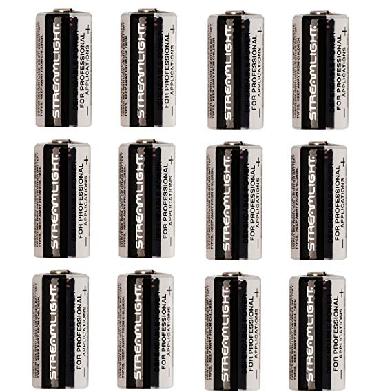 Streamlight Lithium Batteries 12 pack, CR123A