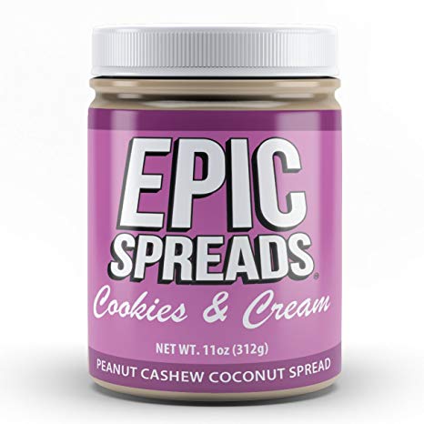 Epic Spreads Nut Butter (Cookies & Cream Peanut Cashew Coconut)
