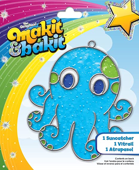 Colorbok Makit and Bakit Suncatcher Kit, Octopus