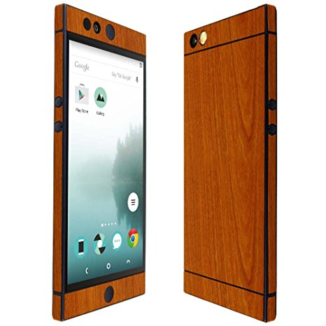 Skinomi TechSkin - Nextbit Robin Screen Protector   Light Wood Full Body Skin / Front & Back Wrap Clear Film / Ultra HD and Anti-Bubble Invisible Shield