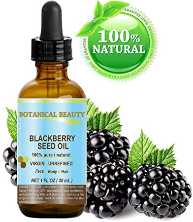 Botanical Beauty Natural Blackberry Seed Oil, 1 fl. oz. / 30 ml