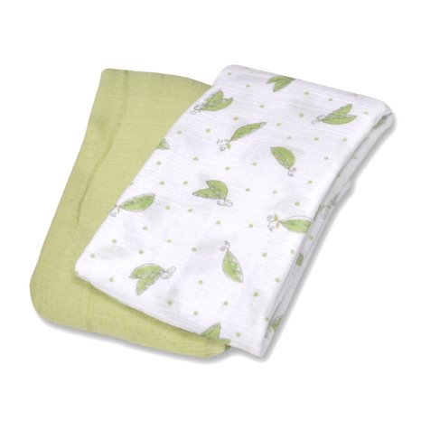 Summer Infant SwaddleMe Muslin Blanket Sweat Pea 2 Count Discontinued by Manufacturer