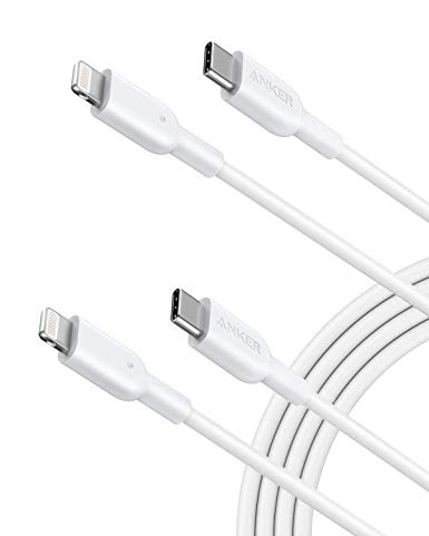 iPhone 11 Charger, Anker USB C to Lightning Cable [3ft, 2-Pack] Powerline II for iPhone 11/11 Pro / 11 Pro Max/X/XS/XR/XS Max / 8/8 Plus, Supports Power Delivery