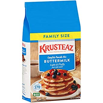 Krusteaz Buttermilk Complete Pancake Mix Just Add Water 4.53kg Reusable Pouch