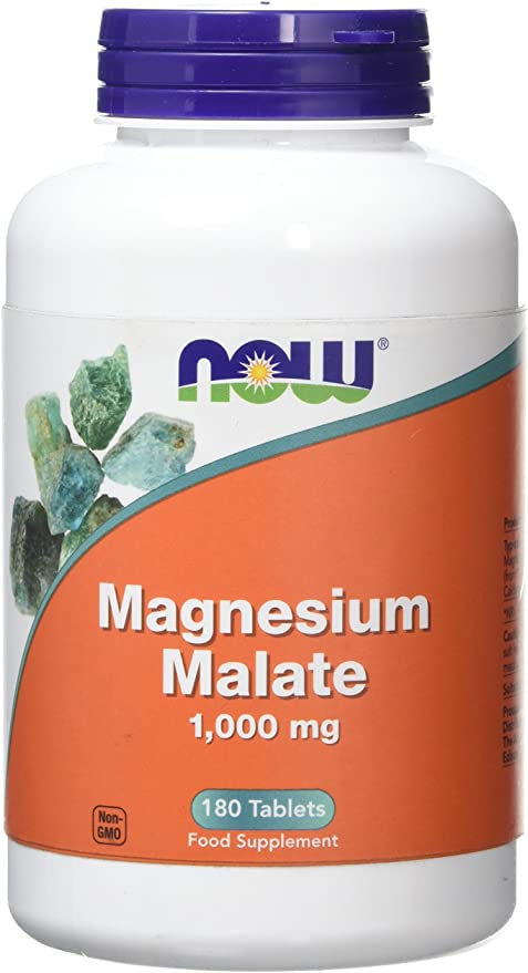 Now Foods Magnesium Malate, 1000 mg, 180 Tablets