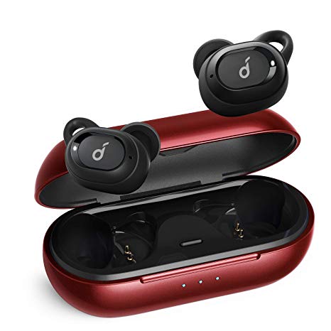 Soundcore Wireless Earbuds, Anker Liberty Neo, Premium Sound with Pumping Bass, Secure Fit, Bluetooth 5.0 Headphones, Stereo Calls, Noise-Canceling, Easy Pairing, Sweatproof for Sports, Work Out, Gym