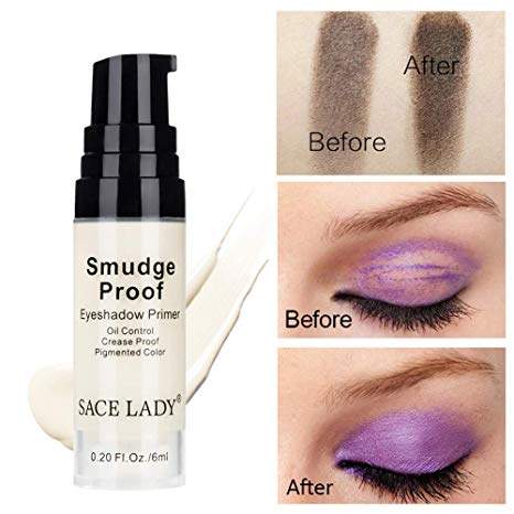 SUNSENT Eyeshadow Base Primer,Professional Long Lasting and Waterproof Eyeshadow Primer for All Shadows
