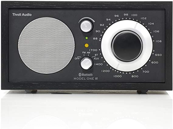 Tivoli Audio M1BTBBS Model One BT Bluetooth AM/FM Radio (Black Ash/Black Silver)