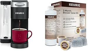 Keurig K-Supreme Single Serve K-Cup Pod Coffee Maker (Black)   3-Month Brewer Maintenance Kit