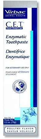 CET Virbac Enzymatic Dog & Cat Toothpaste 2.5 oz (70 g) Control Plaque & Tartar (Poultry)