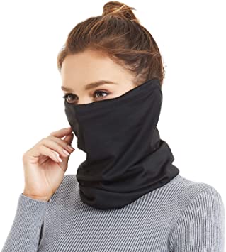 Tripsky Winter Neck Gaiter Warmer, Adjustable Elastic Closure Face Cover Mask for Women and Men, Suitable for Skiing Fishing Running Cycling Outdoor Recreation in Cold Weather