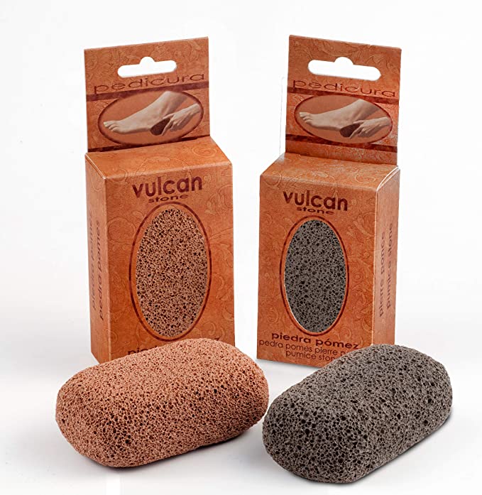 Vulcan Pumice Stone - Pack of 2 (Terracotta - Gray)