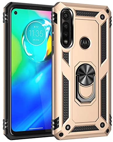 Case for Motorola Moto G Power Case Cover ,With Rotating Bracket Case for Motorola Moto G Power 2020 XT2041-4 XT2041-6 XT2041-7 / Moto G8 Optimo Maxx XT2041DL / G8 Power Case Cover Gold
