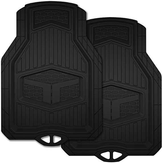 Custom Accessories Truck Tuff 79900 2-Piece Truck Floor Mat, Black