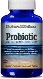 Best Probiotics Supplement 60 day supply for Men and Women from Natural Riches for Colon and Digestive HealthImproves Immune Systemamp Irritable BowelReplenishes Flora after Antibiotic Use60 Tablets