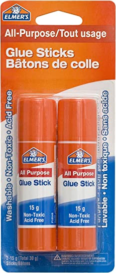 Elmer's All-Purpose Glue Sticks, 15G, 0.53-Ounce Each, 2-Pack (60594Q)