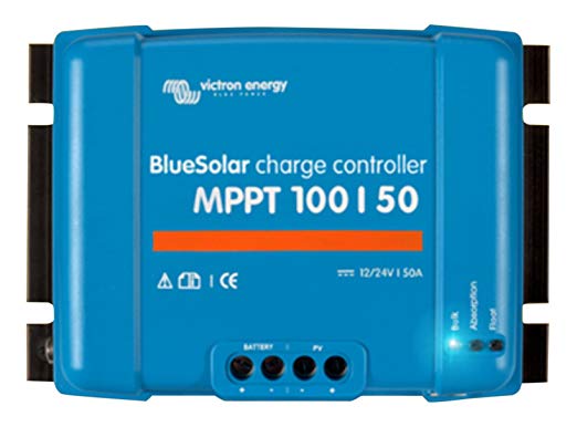 Victron BlueSolar 12V or 24V MPPT 100/50 Charge Controller - 50 Amps / 100 Volts