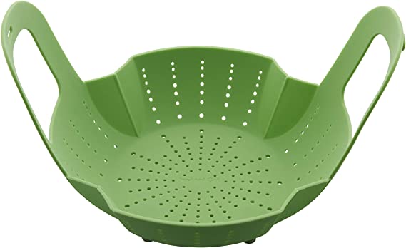 Instant Pot 5252049 Official Silicone Steamer Basket Offizielles Silikon-Zubehör, Grün