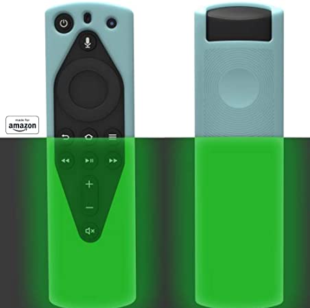 All New, Made for Amazon Remote Cover Case, for Alexa Voice Remote - Glow in The Dark