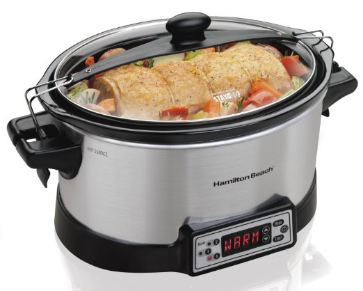 Hamilton Beach 33642 Programmable Right Size Slow Cooker, Multi-Quart