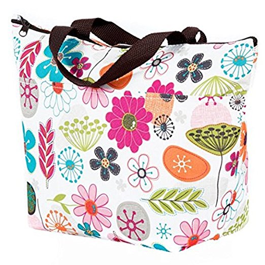 Lunch Bag Waterproof Picnic Tote Bag RALMALL Insulated Lunch Cooler Bag Lunch Holder Lunch Container Travel Zipper Organizer Box for Women Men Kids Girls Boys Adults (Type4)