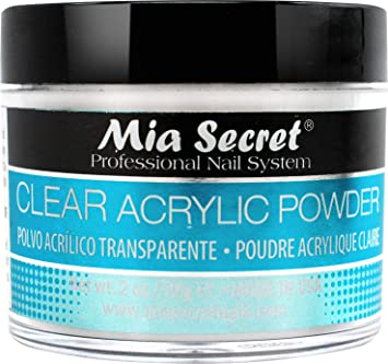 Mia Seceret Clear Acrylic Powder 2oz