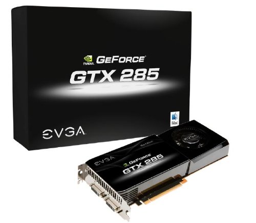 EVGA 01G-P3-1080-TR GeForce GTX285 for Mac 1024 MB DDR3 PCI-Express 2.0 Graphics Card