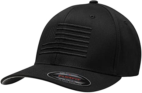 The Ultimate American Flag Hat - The Blackout Flexfit