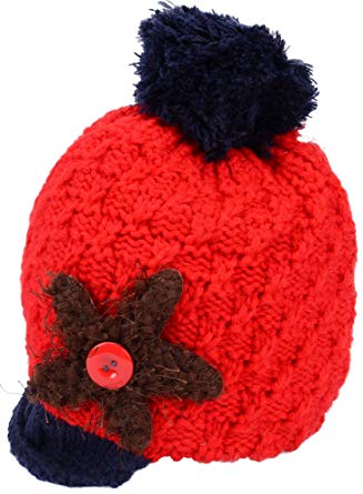 Simplicity Kids Baby Toddler Winter Warm Hat Knit Girls PomPom Beanie