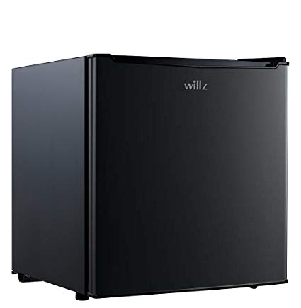 Willz WLR17BK 1.7 cu.ft. Refrigerator Single Door/ Chiller, Black