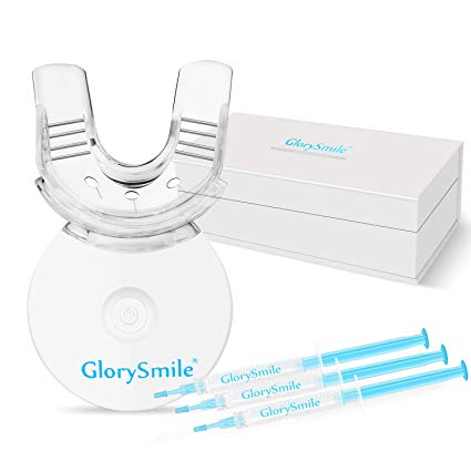 Teeth Whitening Kit with LED Lights - Advanced Tooth Whitening Dental Care with Tooth Whitening Gel & Comfort Fit Teeth Tray Four Dazzling White Teeth - Zero Peroxide for Sensitive Teeth and Gums