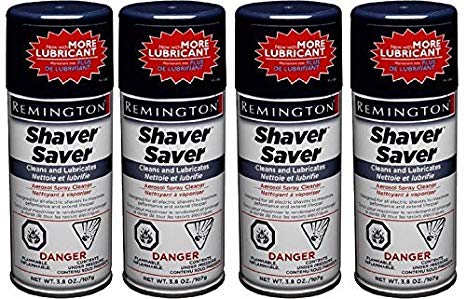 Remington Shaver Saver Lubricant & Cleaner Aerosol Spray 3.8 Ounce (Pack of 4)